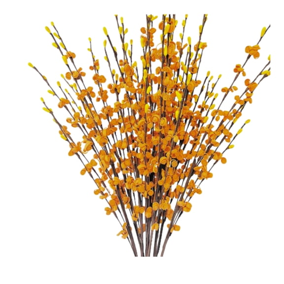 WEGFTDUOP Halloween Decor Artificial Flowers Artificial Plants Outdoor Fake Monkey Grass Fake Flowers Simulation Rice Wheats Ears Thanksgiving Halloween Decoration Indoor Ornaments