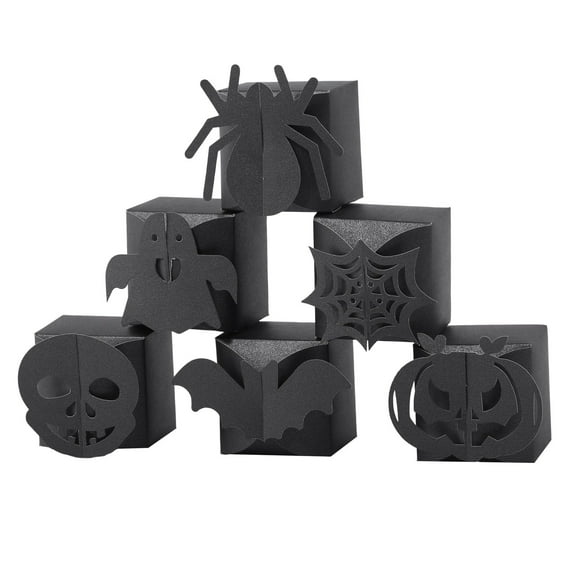 WEGFTDUOP Halloween Decor Funny Halloween Candy Box Gift Box Party Supplies Packaging Box Carton Gift Box Indoor Ornaments