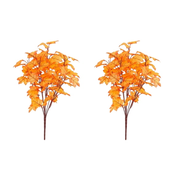 WEGFTDUOP Halloween Decor Maple Leaves Dead Tree Decoration Branches Simulated Maple Leaves Red Maple Leaves Halloween Maple Leaf Cuttings Indoor Ornaments