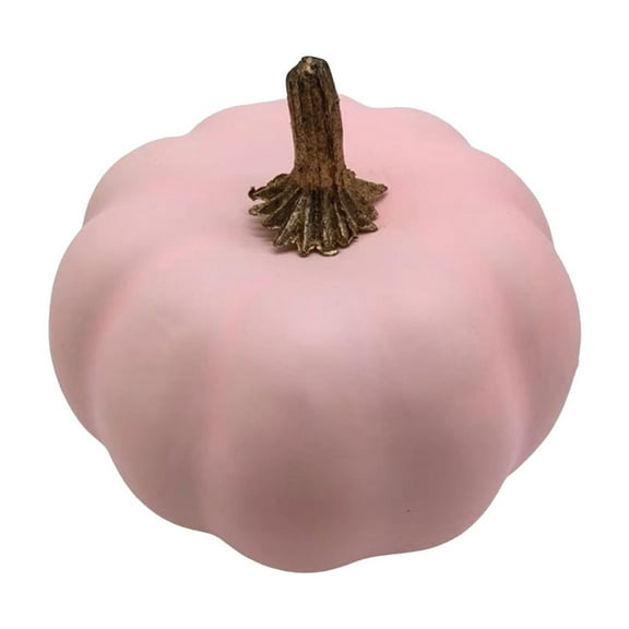 WEGFTDUOP Halloween Decoration Foam Prop Of A Simulated Pumpkin A Colorful Golden-handled Pumpkin Halloween Decoration A Fake Vegetable Ornament Halloween Indoor Outdoor Decoration