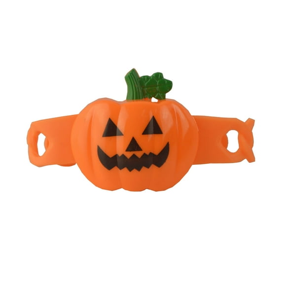 WEGFTDUOP Halloween Decoration Halloween Bracelet Luminous Props Pumpkin Ghost Head Luminous Bracelet Luminous Wristband Halloween Indoor Outdoor Decoration