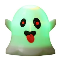 WEGFTDUOP Halloween Decoration Halloween Ghost Lights Terrifying Expressions Candle Lights And Night Lights Halloween Indoor Outdoor Decoration