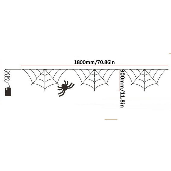 WEGFTDUOP Halloween Decoration Halloween Light String Web Light Indoor Ghost Festival Light Props Decorative Light Party Web LightHalloween Indoor Outdoor Decoration