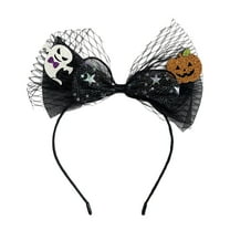 WEGFTDUOP Halloween Decoration Halloween Pumpkin Headband Bow Head Bands Party Accessory Photography Props Halloween Head Decoration Halloween Indoor Outdoor Decoration