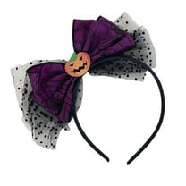 WEGFTDUOP Halloween Decoration Halloween Pumpkin Headband Bow Head Bands Party Accessory Photography Props Halloween Head Decoration Halloween Indoor Outdoor Decoration