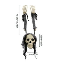 WEGFTDUOP Halloween Decoration Outdoor Halloween Decorations Skull Skeleton Ground Breaker Stakes Halloween Decorations Halloween Indoor Outdoor Decoration
