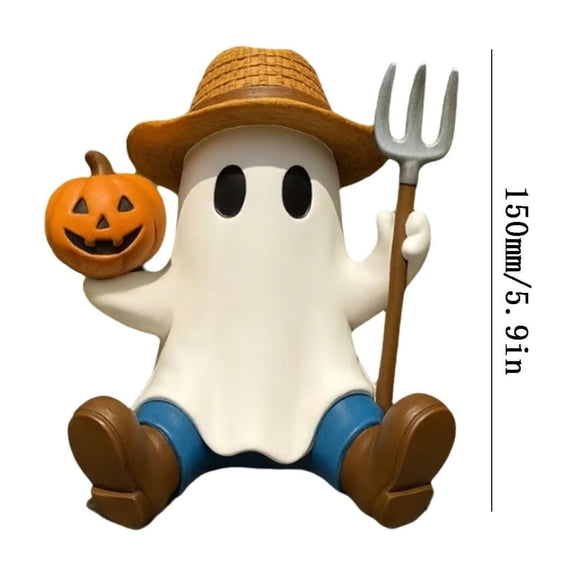 WEGFTDUOP Halloween Ghost Statue Ornament