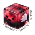 thumbnail image 1 of WEGFTDUOP Halloween Spooky Squishy Cube Slow Rising Super Soft Gothic Stress Balls, Stress Relief Sensory Ball for Adult & Teen,Halloween Style Squishing Toys, 1 of 7