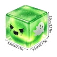 thumbnail image 1 of WEGFTDUOP Halloween Spooky Squishy Cube Slow Rising Super Soft Gothic Stress Balls, Stress Relief Sensory Ball for Adult & Teen,Halloween Style Squishing Toys, 1 of 7