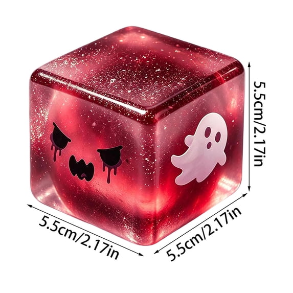 WEGFTDUOP Halloween Spooky Squishy Cube Slow Rising Super Soft Gothic Stress Balls, Stress Relief Sensory Ball for Adult & Teen,Halloween Style Squishing Toys