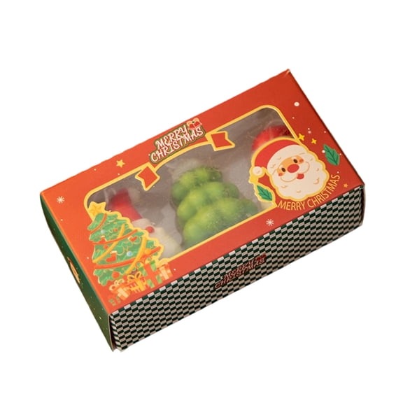 WEGFTDUOP Handmading Santa Claus Candle Holiday Table Window Fireplace Mood Decoration Ornaments Home Scented Candle Holiday Products