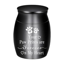 WEGFTDUOP Home Decor Pet Urn Memorial Jar Cats Dog Funeral Products Sealed Alloy Urn Home Indoor Outdoor Decor