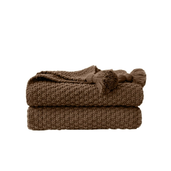 WEGFTDUOP Home Decor Sofa Blanket Wind Fringe Blanket Knitted Blanket Office Conditioning Nap Blanket Cover Blanket Sofa Blanket Home Indoor Outdoor Decor