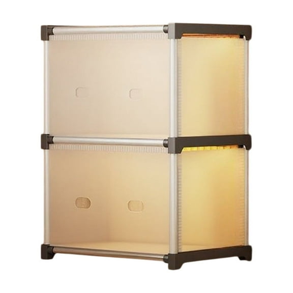 WEGFTDUOP Home Decoration Plastic Bookshelf Floor-standing Storage Rack Home Library Children's Bookcase And Picture Book Rack Concise Lattice Cabinet For The Living Room Door