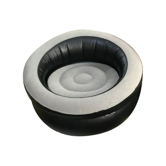 WEGFTDUOP Home Portable Foldable Inflatable Sofa Recliner Inflatable Lazy Flocking Sofa Foolproof Outdoor Camping Sofa Household Goods