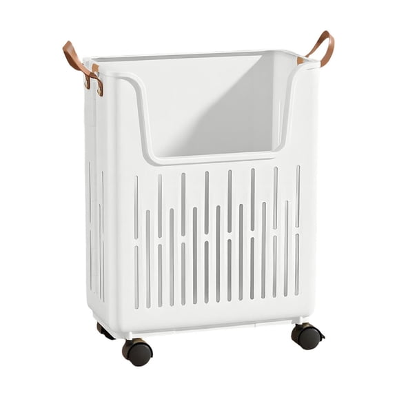 WEGFTDUOP Home Storage Products Folding Dirty Clothes Basket Household Bathroom Dirty Clothes Storage Basket With Wheels Laundry Storage Basket Bathroom Large Dirty Clothes Basket