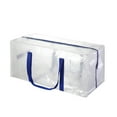 thumbnail image 1 of WEGFTDUOP Home Storage Products Large Capacity Moving Bags Plastic Water Repellent Storage Bag- Comfortable Handheld Double Zipper Space Saving Activity Storage Bag Alternatives To Moving Box, 1 of 6