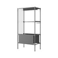 thumbnail image 1 of WEGFTDUOP Home Storage Products Portable Wardrobe Two Tier Freestanding Clothes Rack With Shelves And Hanging Rods Easy To Assembly Suitable For Bedroom Wardrobe, 1 of 6