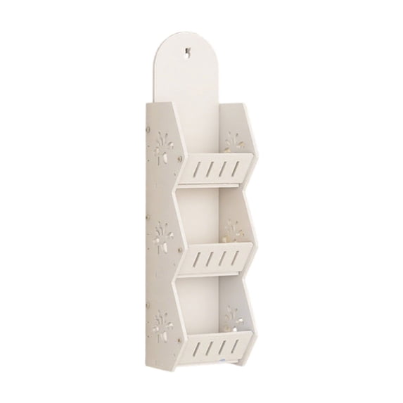 WEGFTDUOP Home Storage Products Three Layer Wall Mounted Bathroom Storage Rack Is Suitable For Living Room Bedroom Bathroom Shower Room Storage To Save Bathroom/laundry Room Space