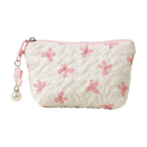 WEGFTDUOP Home Storage Products Woolen Knitted Bag Striped Color-blocked Cosmetic Bag Pattern Cosmetic Bag Portable Cosmetic Bag Ins-style Pencil Case