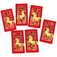 thumbnail image 1 of WEGFTDUOP Horse Year Red Envelopes - Lunar Year Money Red Envelopes Featuring Auspicious Horse Designs Suitable For Children And Adults 6-pack, 1 of 5