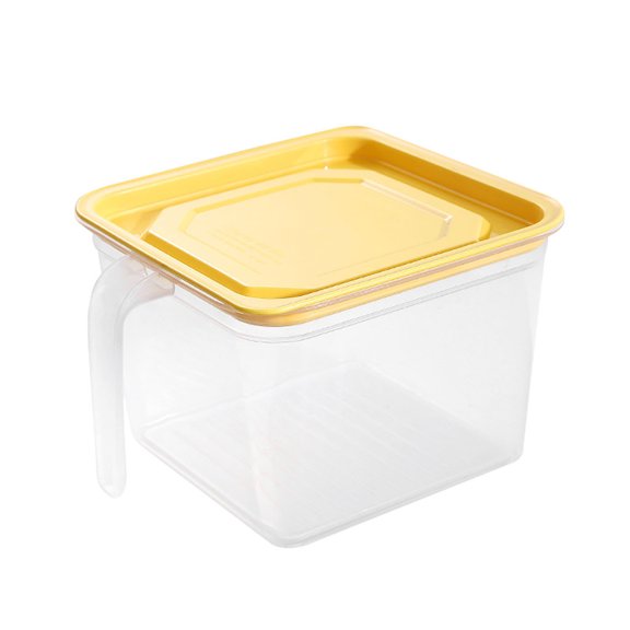 WEGFTDUOP Household Airtight Fresh-keeping Box,1Pc Clear Food-Grade PP Sealed Storage Box, Leakproof Odorless Container, for Kitchen Refrigerator Fruit Veggie Food Fresh Storage & Organization