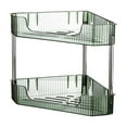 thumbnail image 1 of WEGFTDUOP Kitchen Double Shelf Countertop Corner Triangular Spice Hanging Shelf Corner Storage Wall Mounted Hole-Free Shelf, 1 of 6