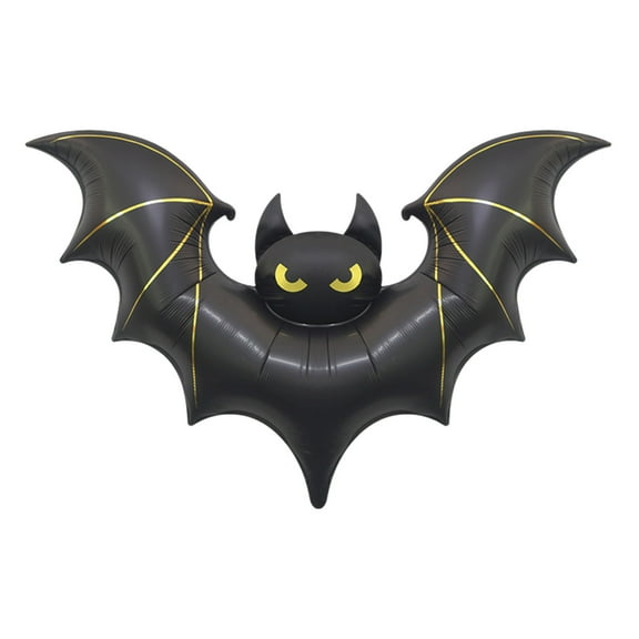 WEGFTDUOP Large Foil Halloween Bats Balloons Halloween Inflatables Outdoor Decorations For Indoor Home Party Garden Lawns Store