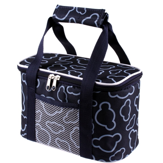 WEGFTDUOP Leakproof Reusable Insulated Cooler Lunch Bag - Office Work School Picnic Hiking