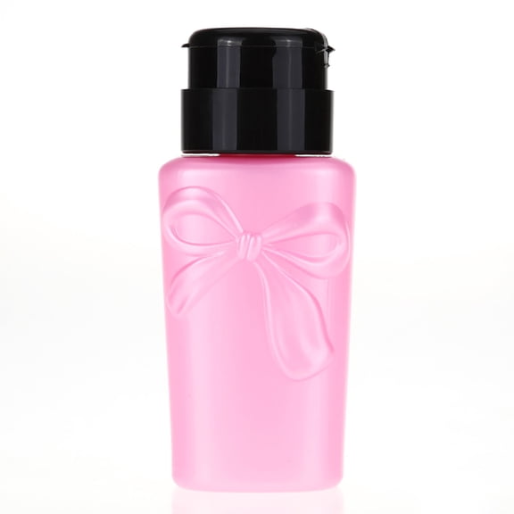 WEGFTDUOP Manicure Pump Dispenser Bottle Press Container for Nail Polish Remover & Acetone