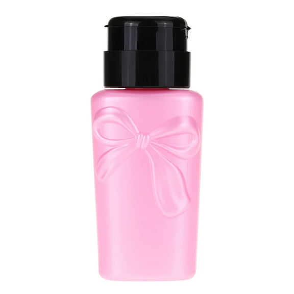 WEGFTDUOP Manicure Pump Dispenser Bottle Press Container for Nail Polish Remover & Acetone