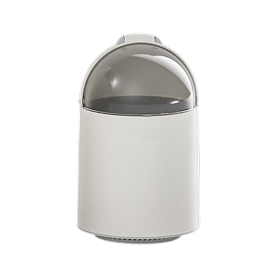 WEGFTDUOP Mini Trash Can with Removable Twist Top Lid, Compact for Kitchen, Bathroom, Bedroom & Office