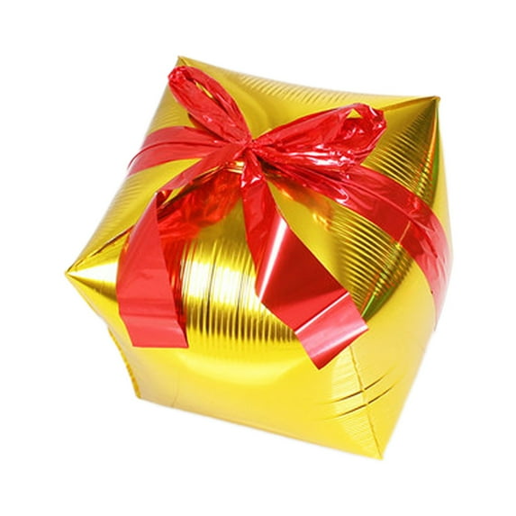 WEGFTDUOP New Year Decoration Gift Box Gift Pack Balloons New Year's Eve Party Classroom Decoration Aluminum Foil Balloons 18.11in
