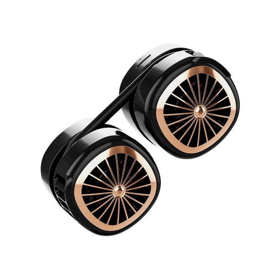 WEGFTDUOP Portable Bladeless Neck Fan Hands Free 1800mAh USB Foldable Fan