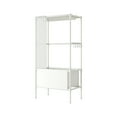 thumbnail image 1 of WEGFTDUOP Portable Wardrobe Two Tier Freestanding Clothes Rack With Shelves And Hanging Rods Easy To Assembly Suitable For Bedroom Wardrobe, 1 of 6
