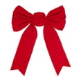 thumbnail image 1 of WEGFTDUOP Red Bow Red Velvet Christmas Party Indoor Garland Christmas Tree Decoration Bow, 1 of 6