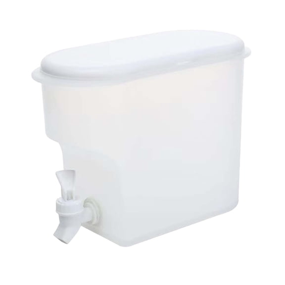 WEGFTDUOP Refrigerator Beverage Dispenser Party Drinks Liquid Beverage Container 0.92 Gallon 3.5L Cold Water Bottle With Tap Suitable For Refrigerator Party And Dail