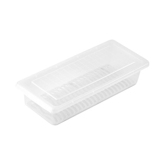 WEGFTDUOP Refrigerator Fish And Meat Preservation Box Rectangular Covered Refrigerated Box