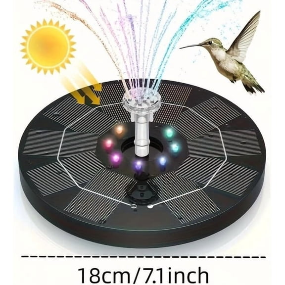 WEGFTDUOP Solar Aerator Pump Courtyard Outdoor Fish Pond Circulation System Pool Pump Low Noise