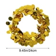 thumbnail image 1 of WEGFTDUOP St. Patrick's Day Trefoil Ribbon Wreath Irish Wires Wreath With Floral Shape Table Candleholder Wreath Decoration, 1 of 4