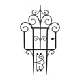 thumbnail image 1 of ‌WEGFTDUOP Stackable Garden Fence - Plastic Plant Support & Climbing Frame for Lawns/Flowerbeds, Black Decorative Picket Edging, Easy Install Yard Border, 1 of 8