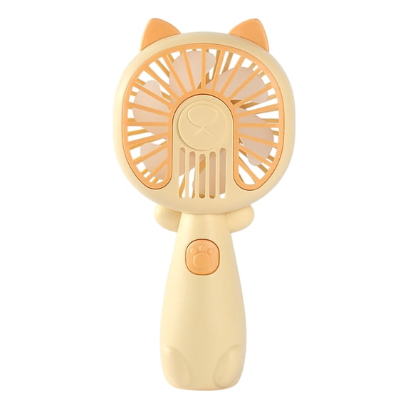 WEGFTDUOP Summer Cute Pet Series Mini Handheld Fan USB Rechargeable Gift for Students