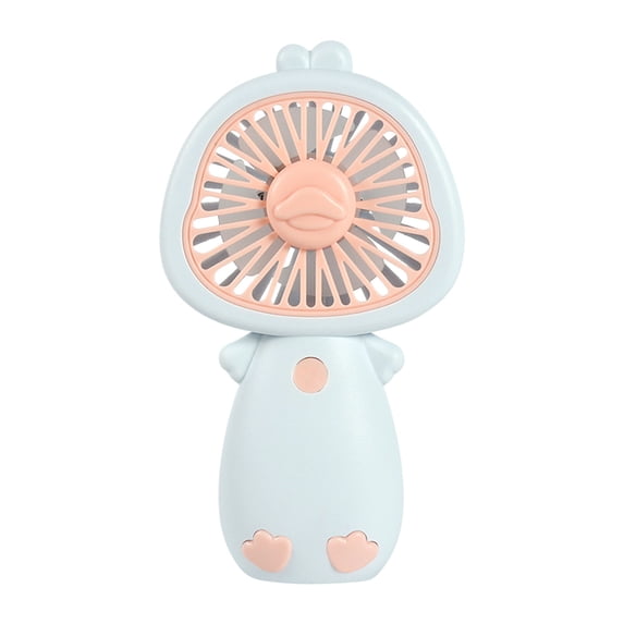 WEGFTDUOP Summer Cute Pet Series Mini Handheld Fan USB Rechargeable Gift for Students