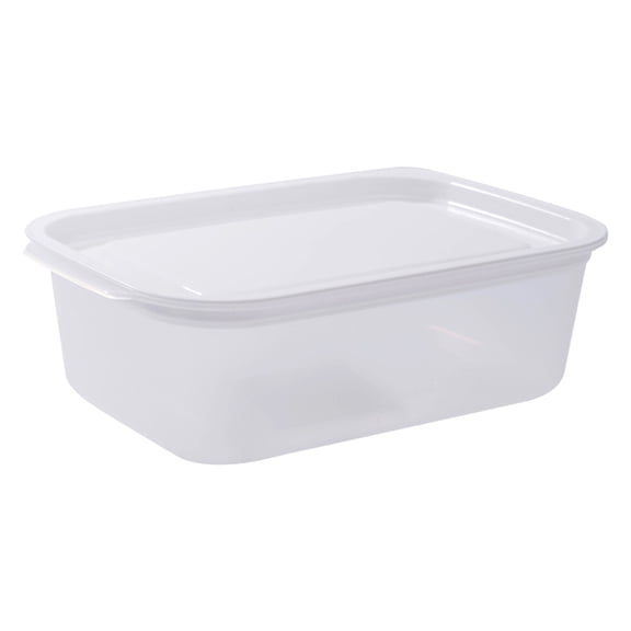 WEGFTDUOP Transparent Covered Rectangular Refrigerator Food Container, Kitchen Storage Box