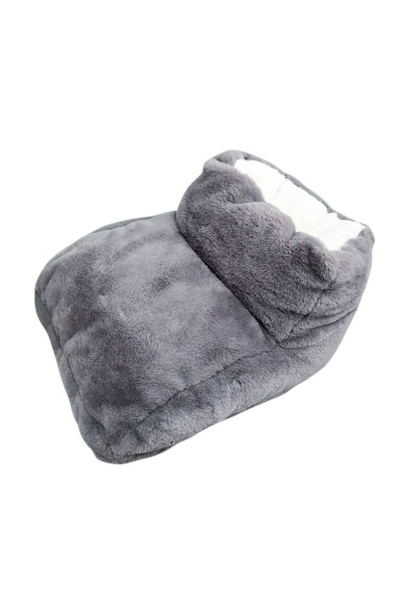 USB Heated Foot Warmer Slippers, Portable Heated Slippers, Super Soft Velvet Heated Foot Warmer with Heating Pad, Foot Pain Relief Warmer Slippers Kitchen Utensils