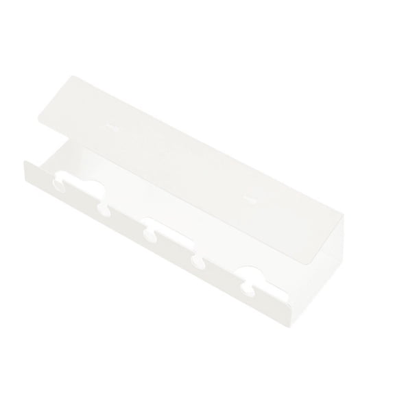 WEGFTDUOP Under-desk Cable Management Rack Socket Organizer Fixed Storage Slot Computer Desk Socket Fixed Punch- Storage Rack Household Goods