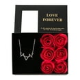 thumbnail image 1 of WEGFTDUOP Valentine's Day Decorations Rose Gift Box Lover Proposal Gift Jewelry Rose Box Small Rose Necklace Gift Box, 1 of 8