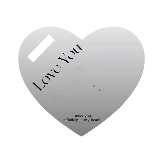WEGFTDUOP Valentines Day Portable Flower Heart shaped Card Flower Bouquet Gift Card can be written on card giving a unmatched loves Wedding Anniversary Party Gifts