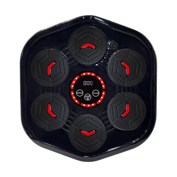 WEGFTDUOP Wall-Mounted Bluetooth Smart Electronic Boxing Trainer Leather Foam Backlight Guidance Stress Relief Hand-Eye Coordination Training Equipment