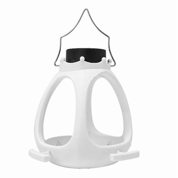 WEGFTDUOP Weather-Resistant Plastic Outdoor Hanging Bird Feeder, Easy to Hang & Clean, Large Capacity for Mixed Bird Seeds, Attracts Wild Birds to Garden Patio Backyard